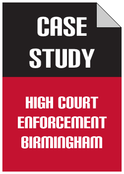 County Court Judgment Birmingham case study